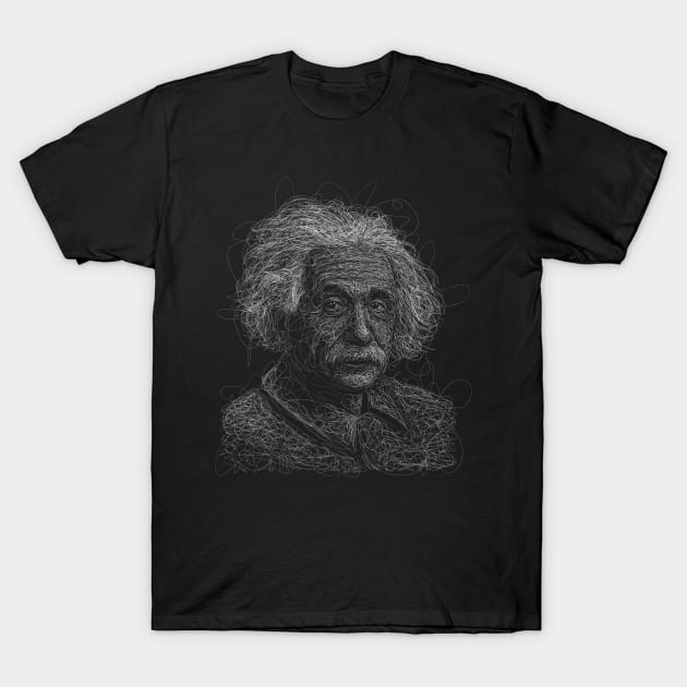 Albert Einstein T-Shirt by Draw Drew Drawn